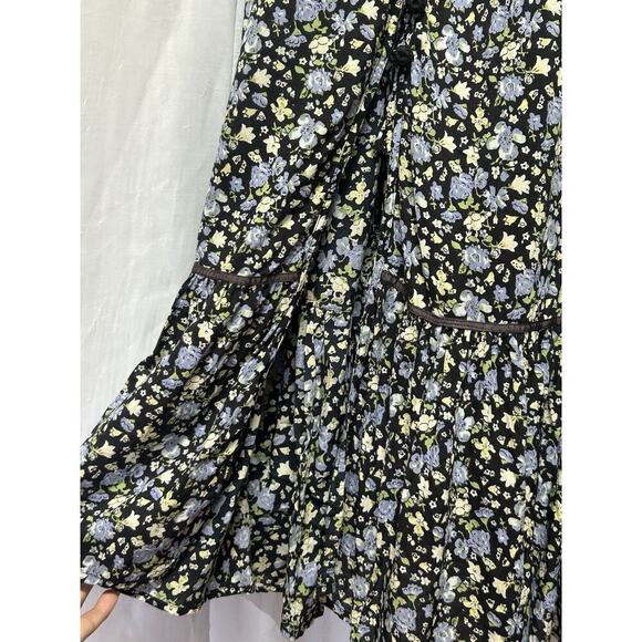 Free People Molly Jo Cottagecore Floral Midi Prairie Babydoll Boho Festival XS - Picture 13 of 14